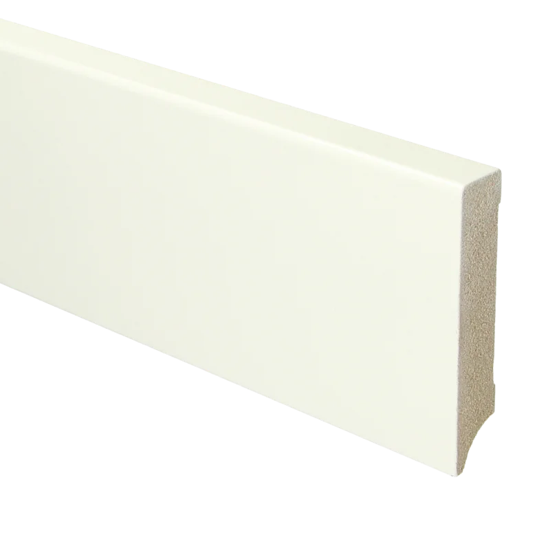 Koopje MDF Moderne Plint 90x18 RAL 9010 Zuiver Wit 16041